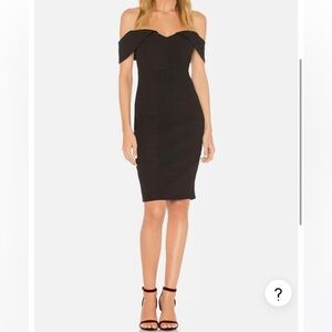 Revolve Bardot Eva Snake Print Off the Shoulder Midi Dress